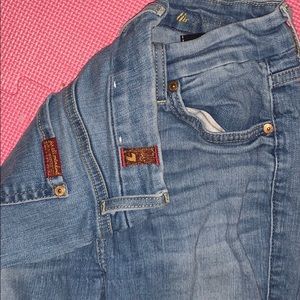 Seven high waisted skinny jeans size 26